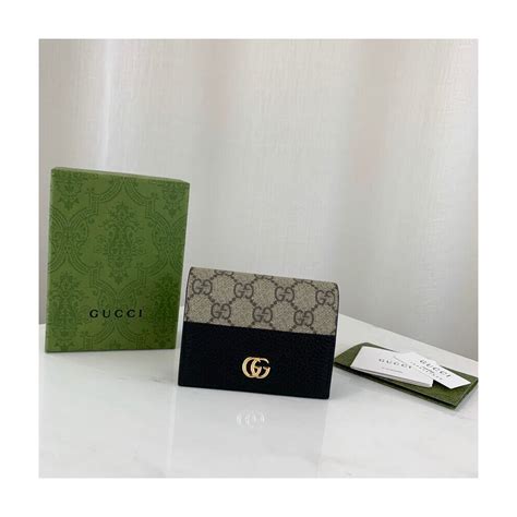 best gucci wallet|GG Marmont card case wallet .